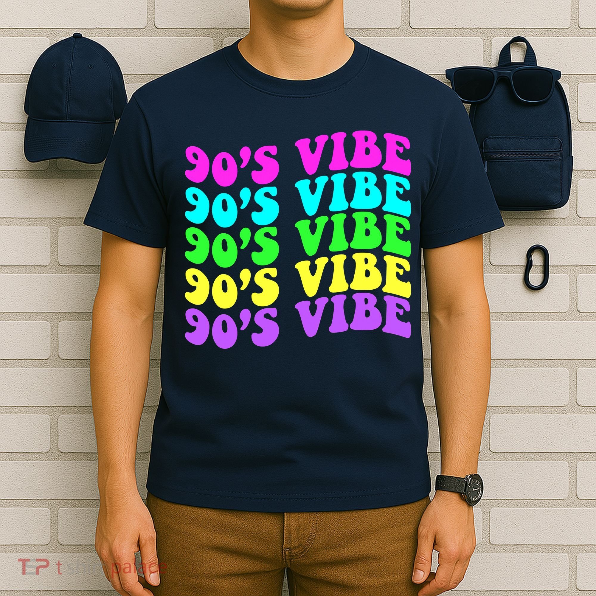 90s Vibe For 90s Music Lover 70 80 90 Style Cool Women T-Shirt