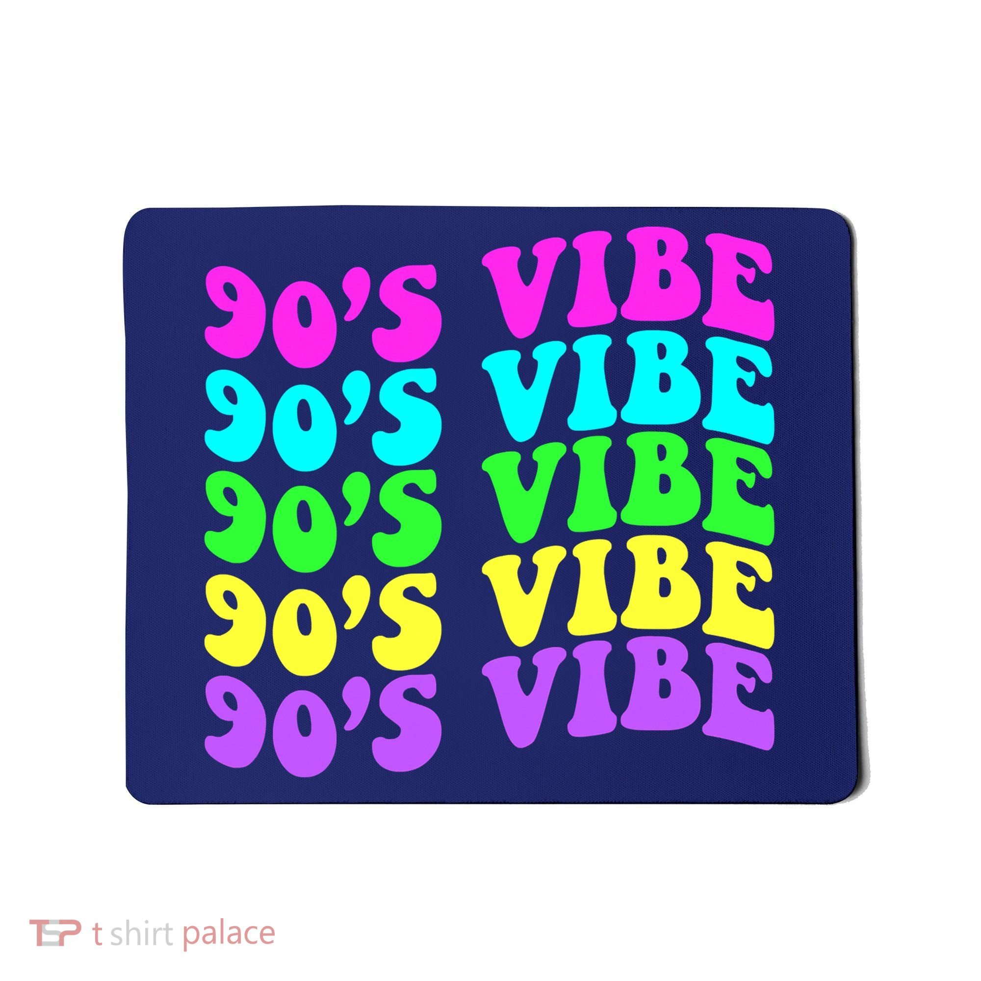 90s Vibe For 90s Music Lover 70 80 90 Style Cool Women Mousepad