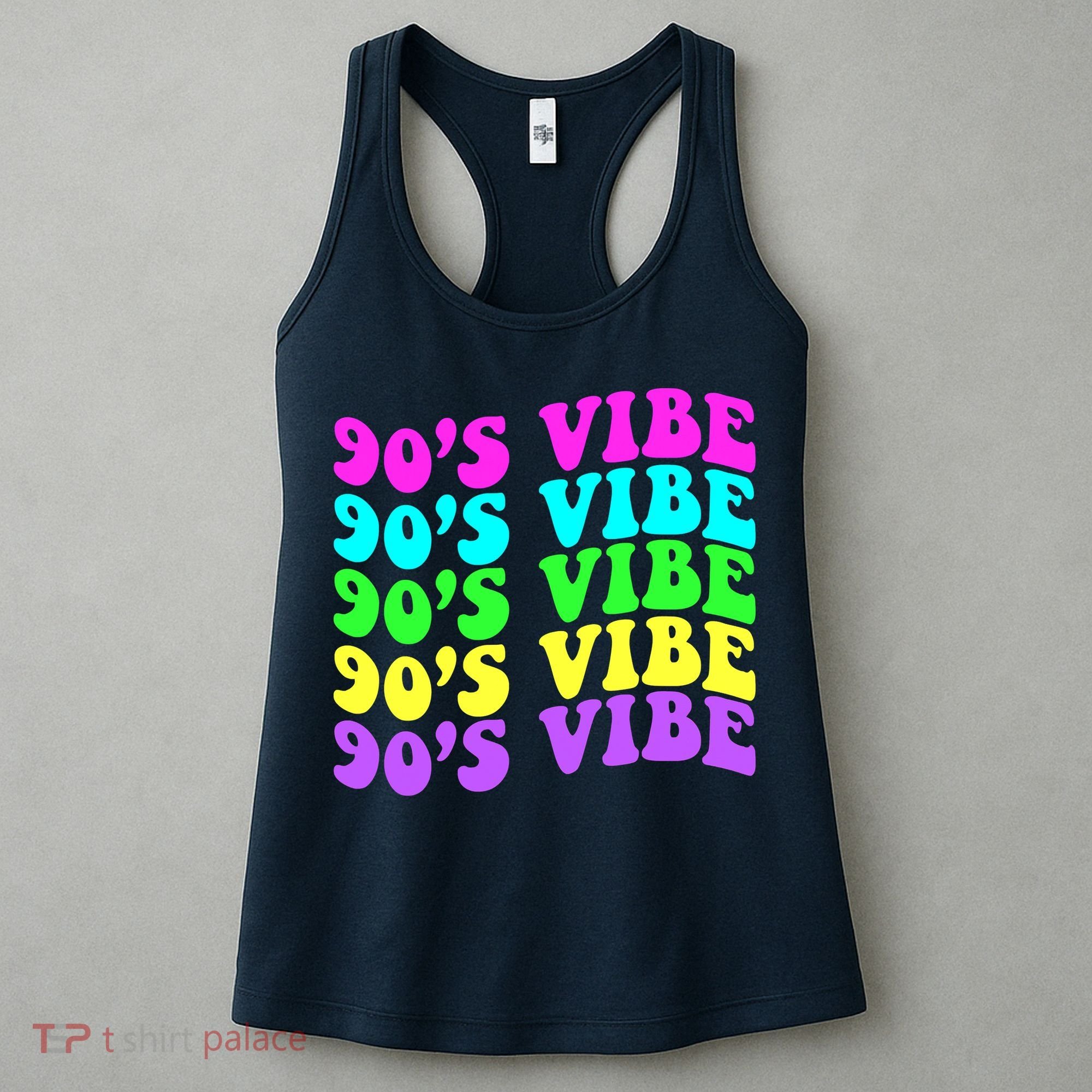 90s Vibe For 90s Music Lover 70 80 90 Style Cool Women Women's Tank Top