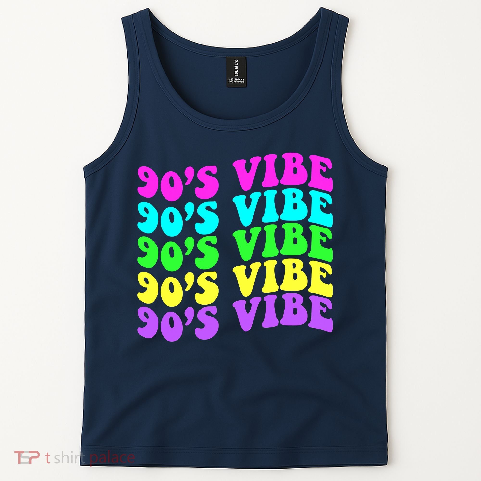 90s Vibe For 90s Music Lover 70 80 90 Style Cool Women Tank Top