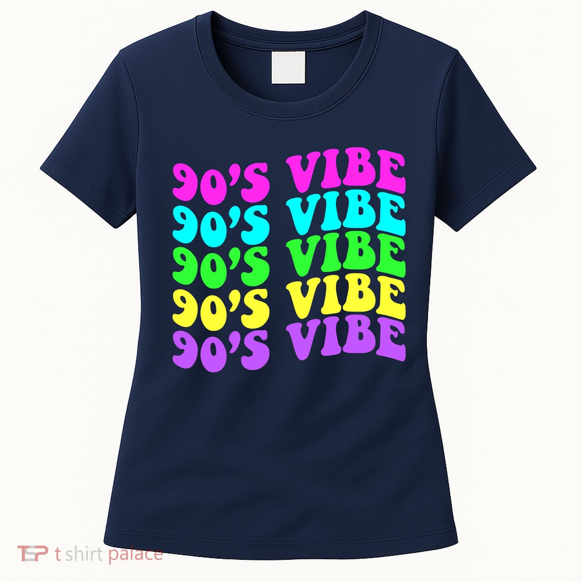 90s Vibe For 90s Music Lover 70 80 90 Style Cool Women Women's T-Shirt