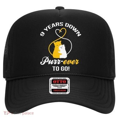 9th Wedding Anniversary Purr Ever Cat Gift Hat