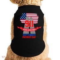 9/11 We Will Never Forget September 11th Patriot Day Doggie Tank thumb 0