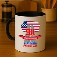 9/11 We Will Never Forget September 11th Patriot Day Coffee Mug thumb 4