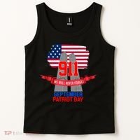 9/11 We Will Never Forget September 11th Patriot Day Tank Top thumb 2