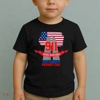 9/11 We Will Never Forget September 11th Patriot Day Toddler T-Shirt thumb 2