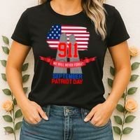 9/11 We Will Never Forget September 11th Patriot Day Women's T-Shirt thumb 2