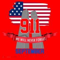 9/11 We Will Never Forget September 11th Patriot Day Santa Hat thumb 1