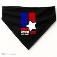 911 We Will Never Forget, 911 Memorial Twin Tower, Patriot Day USA-Made Doggie Bandana thumb 0