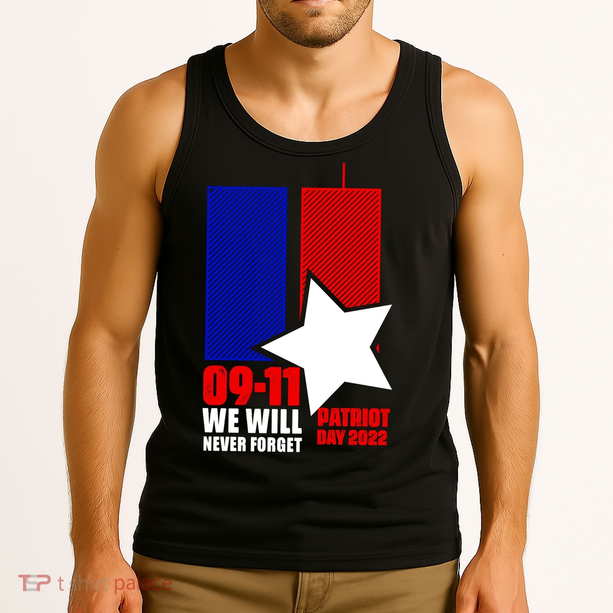 911 We Will Never Forget, 911 Memorial Twin Tower, Patriot Day Tank Top