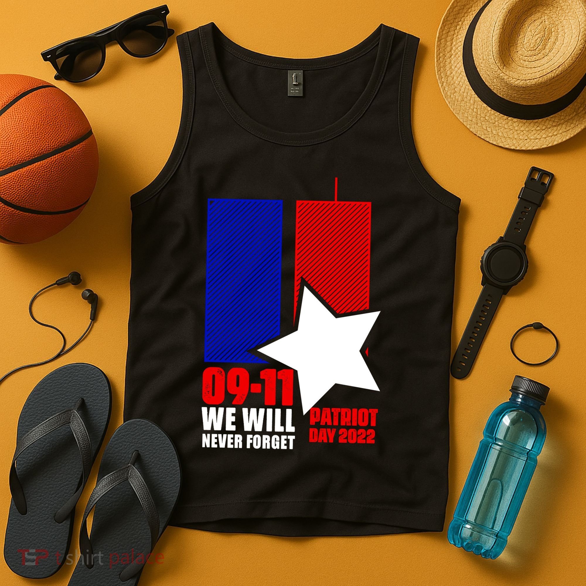 911 We Will Never Forget, 911 Memorial Twin Tower, Patriot Day Tank Top