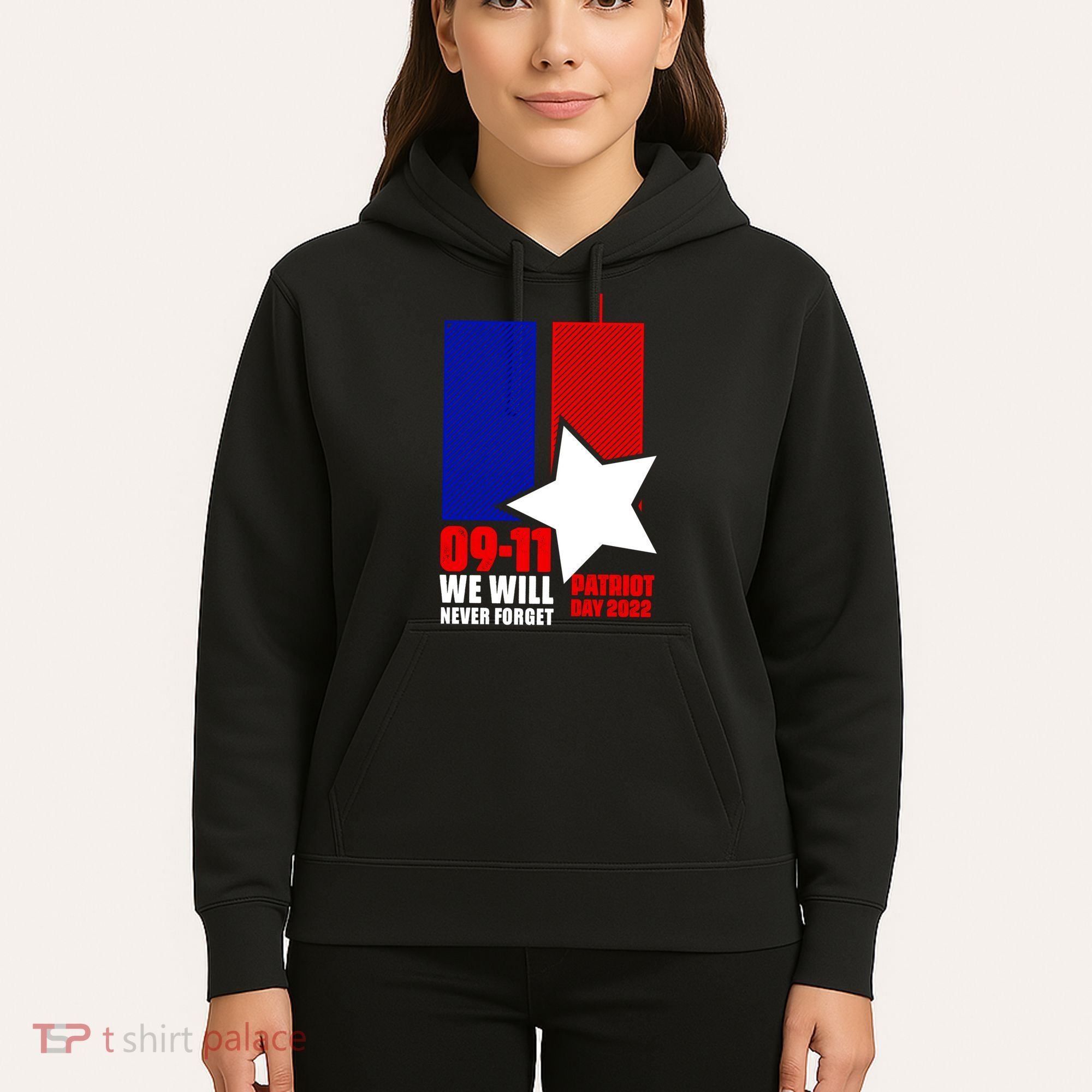 911 We Will Never Forget, 911 Memorial Twin Tower, Patriot Day Hoodie