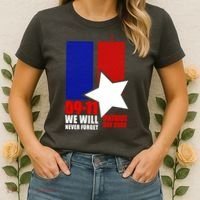 911 We Will Never Forget, 911 Memorial Twin Tower, Patriot Day Women's T-Shirt thumb 2
