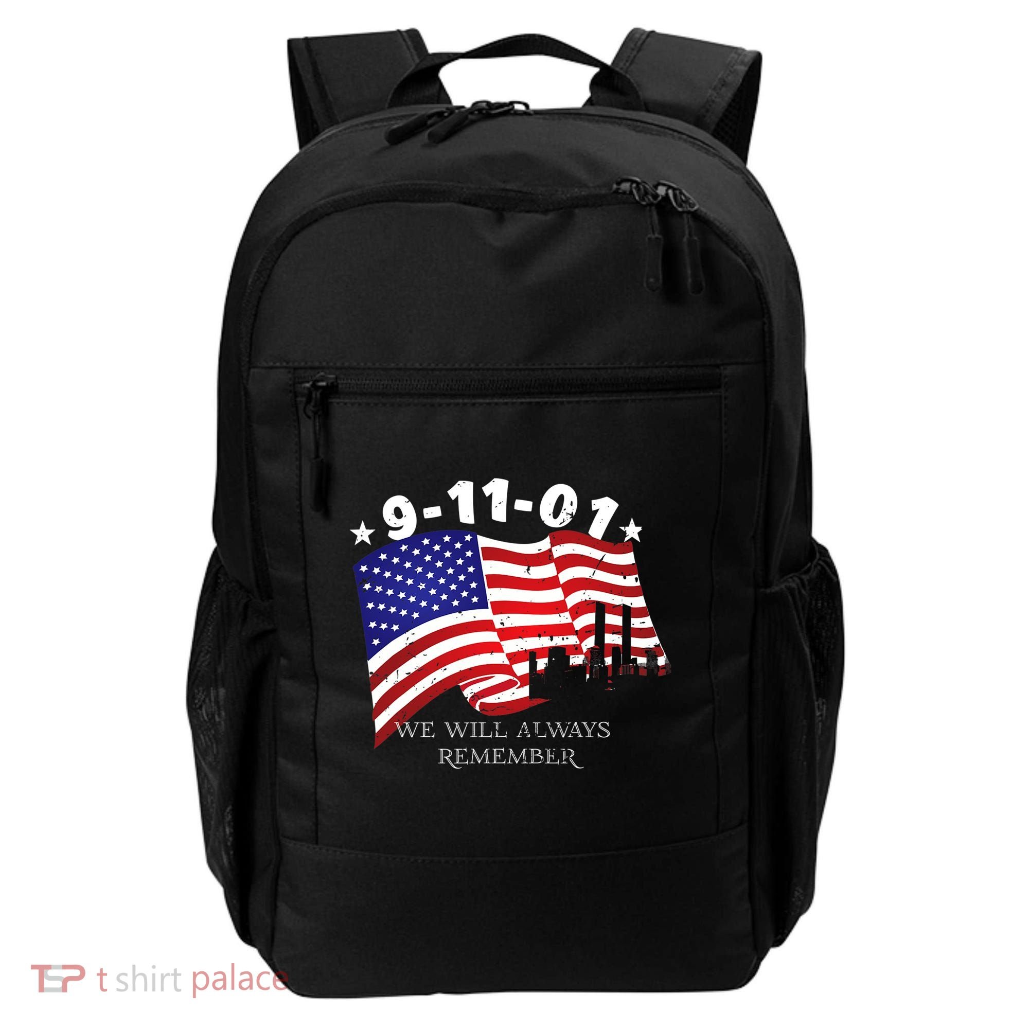 9/11/01 We Will Always Remember Backpack