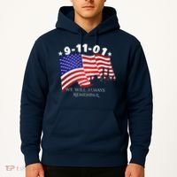 9/11/01 We Will Always Remember Hoodie thumb 2