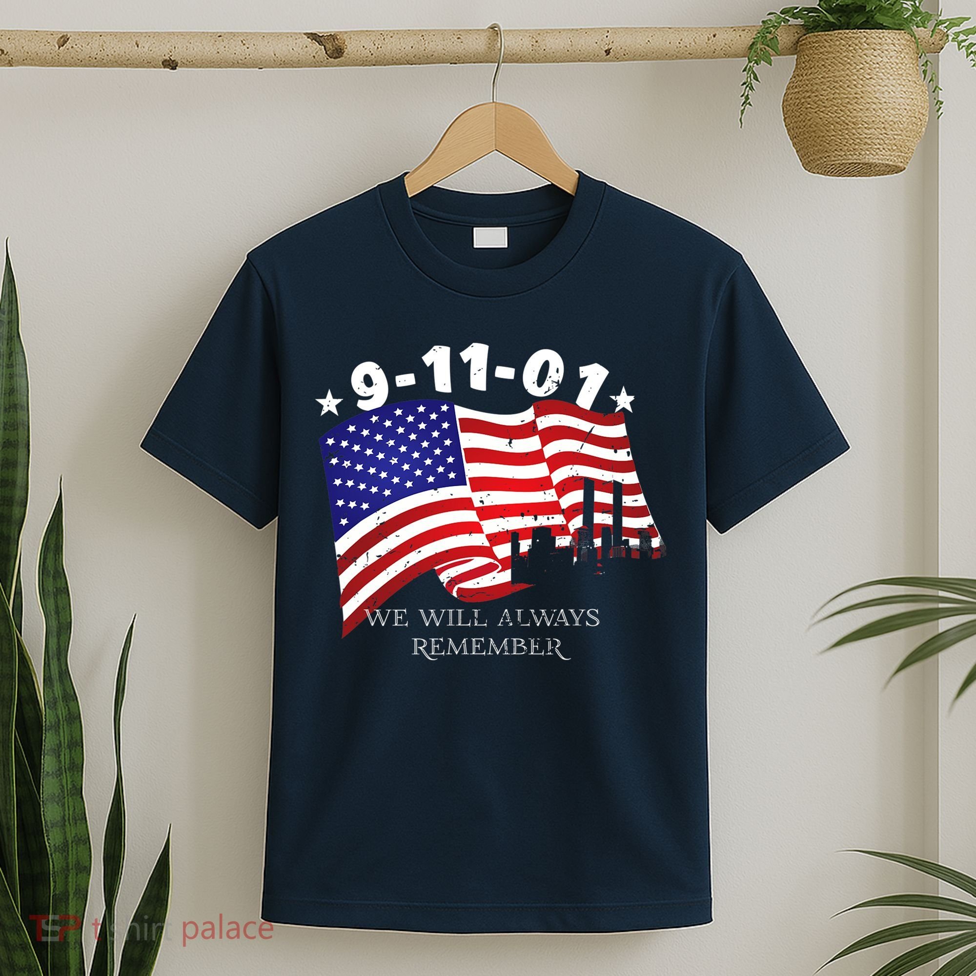 9/11/01 We Will Always Remember T-Shirt