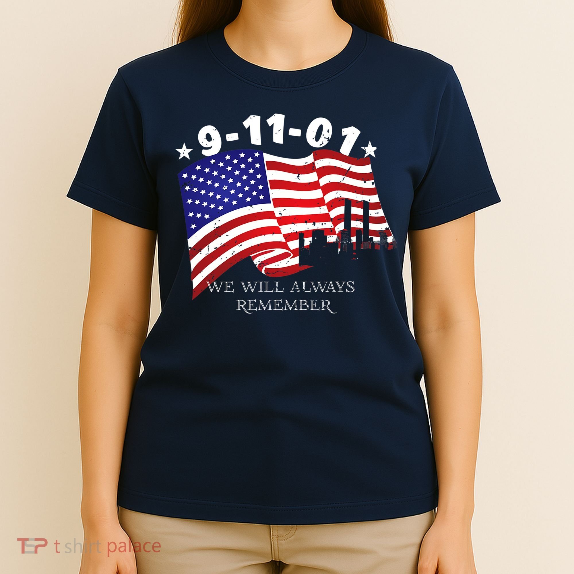 9/11/01 We Will Always Remember T-Shirt