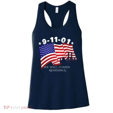 9/11/01 We Will Always Remember Women's Tank Top