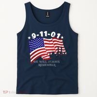 9/11/01 We Will Always Remember Tank Top thumb 2