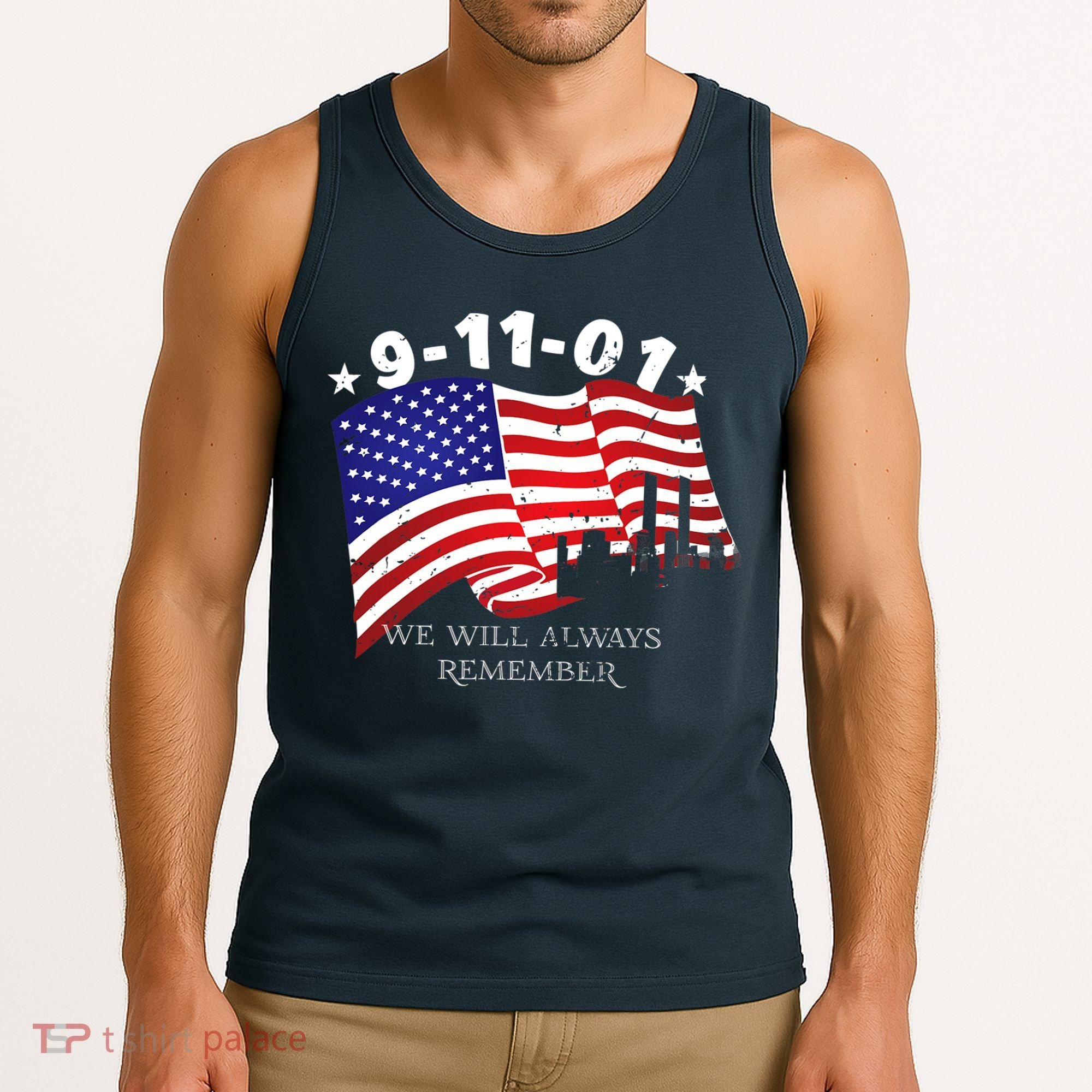 9/11/01 We Will Always Remember Tank Top