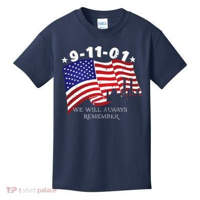 9/11/01 We Will Always Remember Kids T-Shirt
