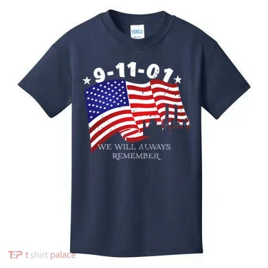 9/11/01 We Will Always Remember Kids T-Shirt