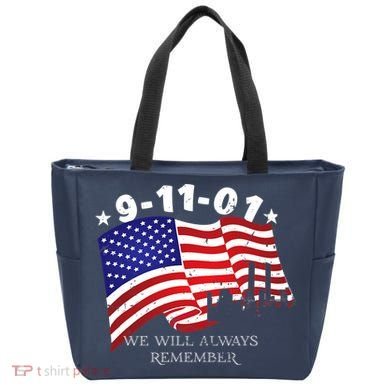 9/11/01 We Will Always Remember Tote Bag