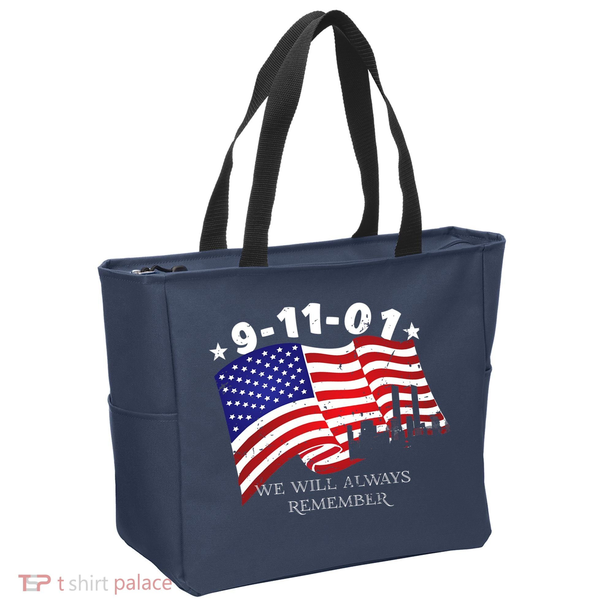 9/11/01 We Will Always Remember Tote Bag