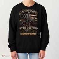 9.11 We Will Never Forget 25th Anniversary Women's Sweatshirt thumb 0