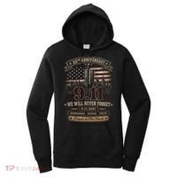 9.11 We Will Never Forget 25th Anniversary Women's Hoodie thumb 0