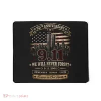 9.11 We Will Never Forget 25th Anniversary Mousepad thumb 0