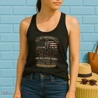 9.11 We Will Never Forget 25th Anniversary Women's Tank Top thumb 2