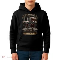 9.11 We Will Never Forget 25th Anniversary Kids Hoodie thumb 4