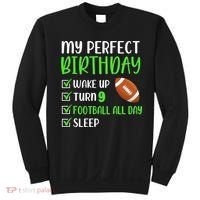 9 Year Old American Football Birthday Party 9th Boy Player Sweatshirt thumb 0