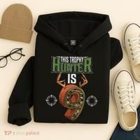 9 Year Old Hunting 9th Birthday Party Deer Hunter Hoodie thumb 4