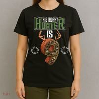 9 Year Old Hunting 9th Birthday Party Deer Hunter T-Shirt thumb 4