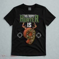 9 Year Old Hunting 9th Birthday Party Deer Hunter T-Shirt thumb 5