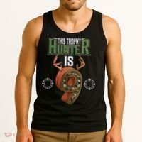 9 Year Old Hunting 9th Birthday Party Deer Hunter Tank Top thumb 3