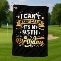 95 Year Old Birthday Party Idea 95th Birthday Gift Golf Towel thumb 1