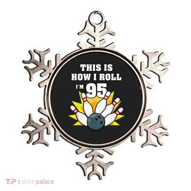 95 Year Old Bowler Bowling 95th Birthday Game Lover Ornament
