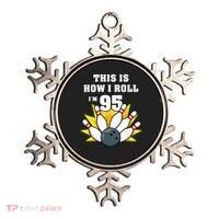 95 Year Old Bowler Bowling 95th Birthday Game Lover Ornament thumb 0