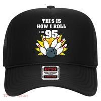 95 Year Old Bowler Bowling 95th Birthday Game Lover Hat thumb 0