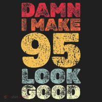 95 Year Old I Make 95 Look Good I 95th Birthday Number 95 Present Hat thumb 2