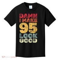 95 Year Old I Make 95 Look Good I 95th Birthday Number 95 Present Kids T-Shirt thumb 0