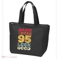 95 Year Old I Make 95 Look Good I 95th Birthday Number 95 Present Tote Bag thumb 3