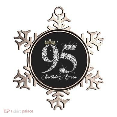 95 Year Old Its My 95th Birthday Queen Diamond Heels Crown Ornament