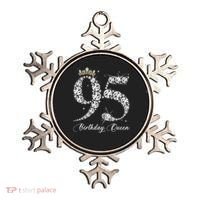 95 Year Old Its My 95th Birthday Queen Diamond Heels Crown Ornament thumb 0