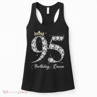 95 Year Old Its My 95th Birthday Queen Diamond Heels Crown Women's Tank Top thumb 0