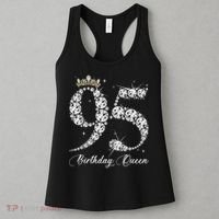 95 Year Old Its My 95th Birthday Queen Diamond Heels Crown Women's Tank Top thumb 3