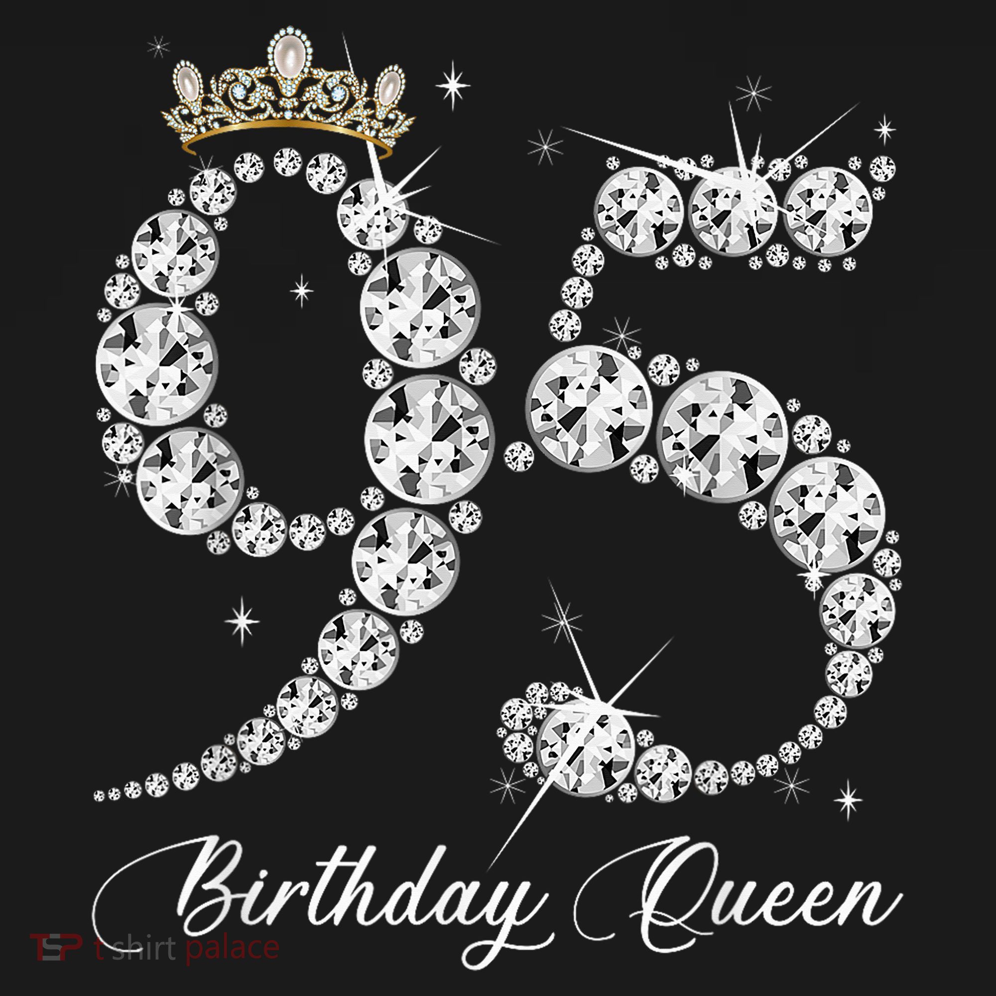 95 Year Old Its My 95th Birthday Queen Diamond Heels Crown Women's Tank Top